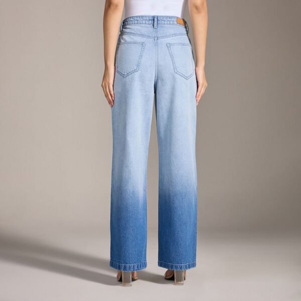 Blue Ombre High Waist Denims (34) - Image 2